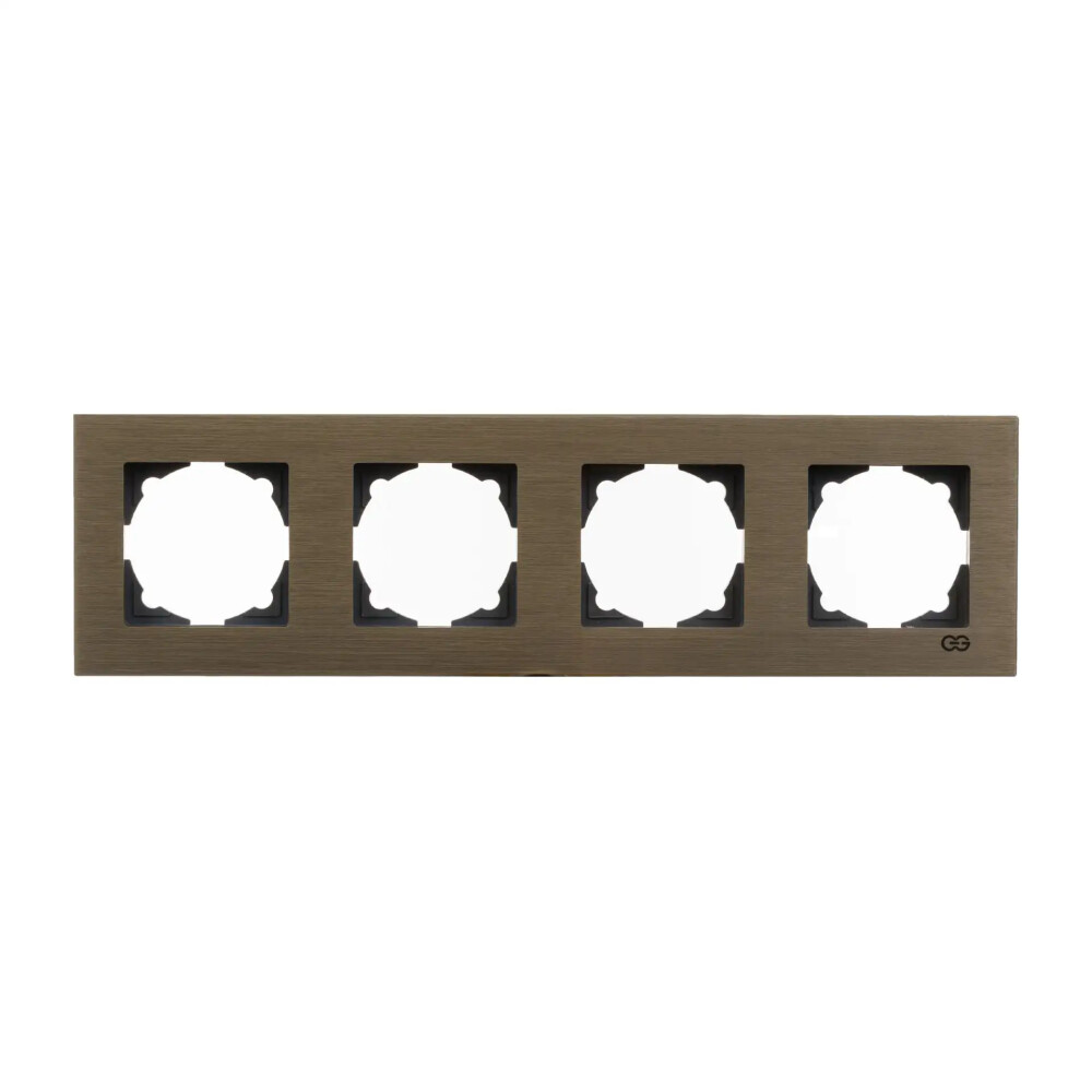 Eqona Noble Eqona Inox Dörtlü Çerçeve, Bronz - Günsan Elektrik
