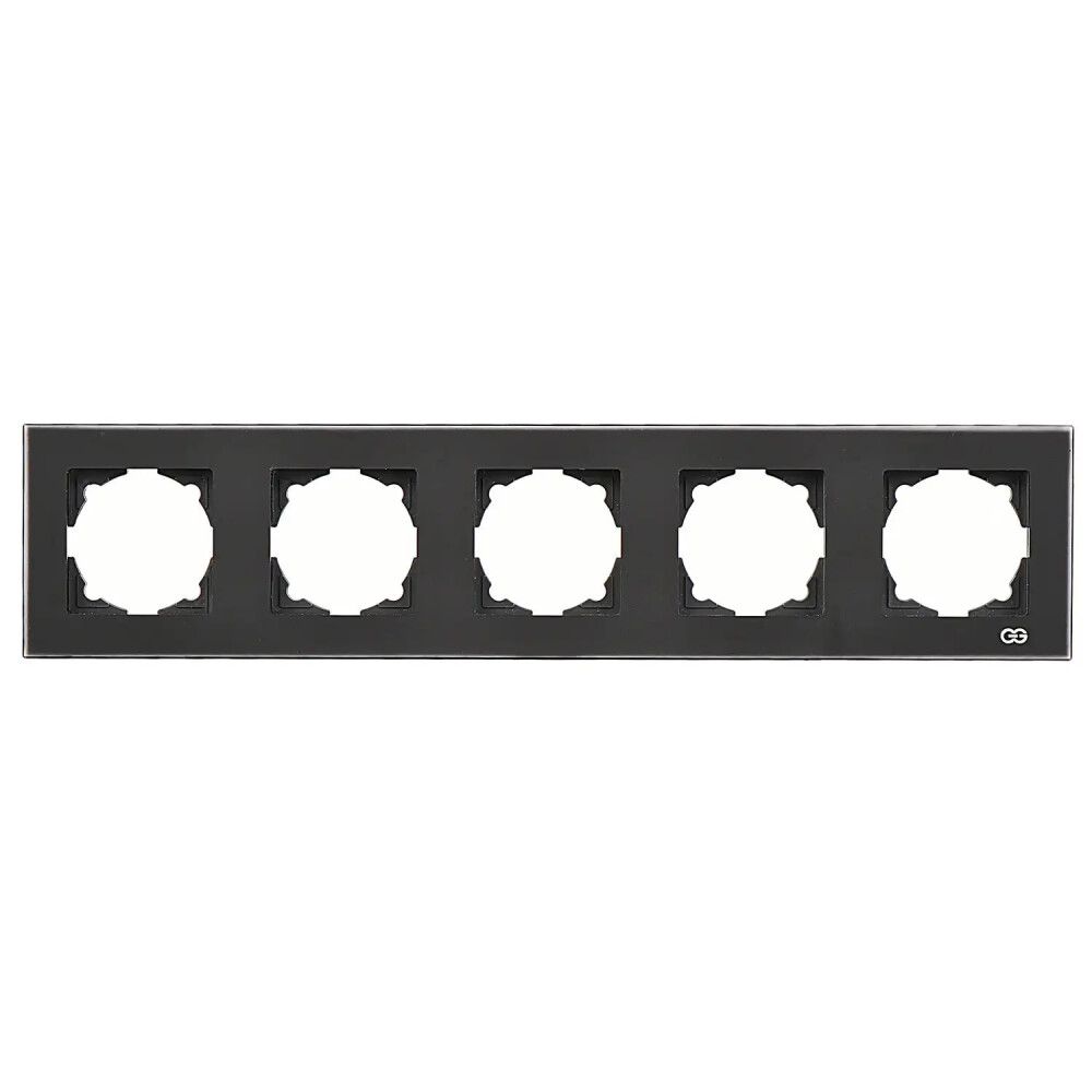 Eqona Noble Eqona Pleksi Beşli Çerçeve, Siyah - Günsan Elektrik