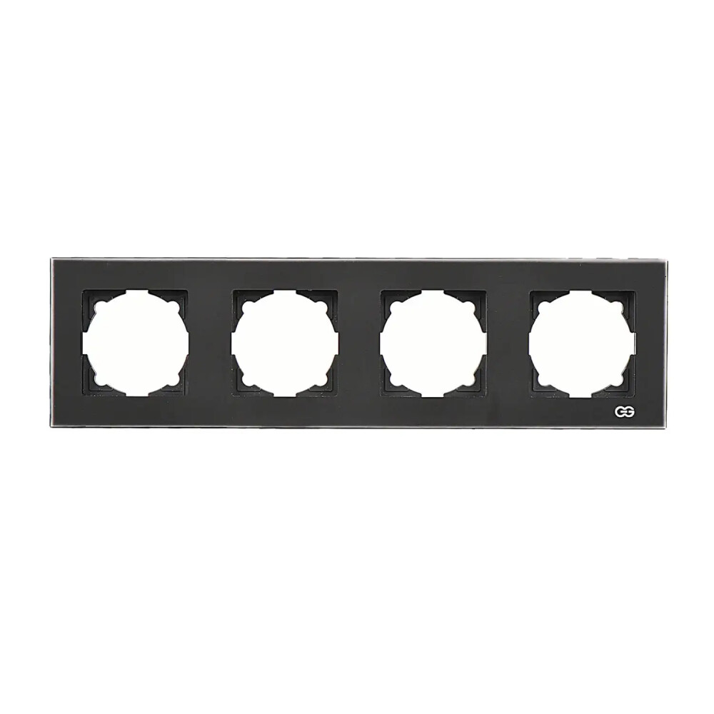 Eqona Noble Eqona Pleksi Dörtlü Çerçeve, Siyah - Günsan Elektrik