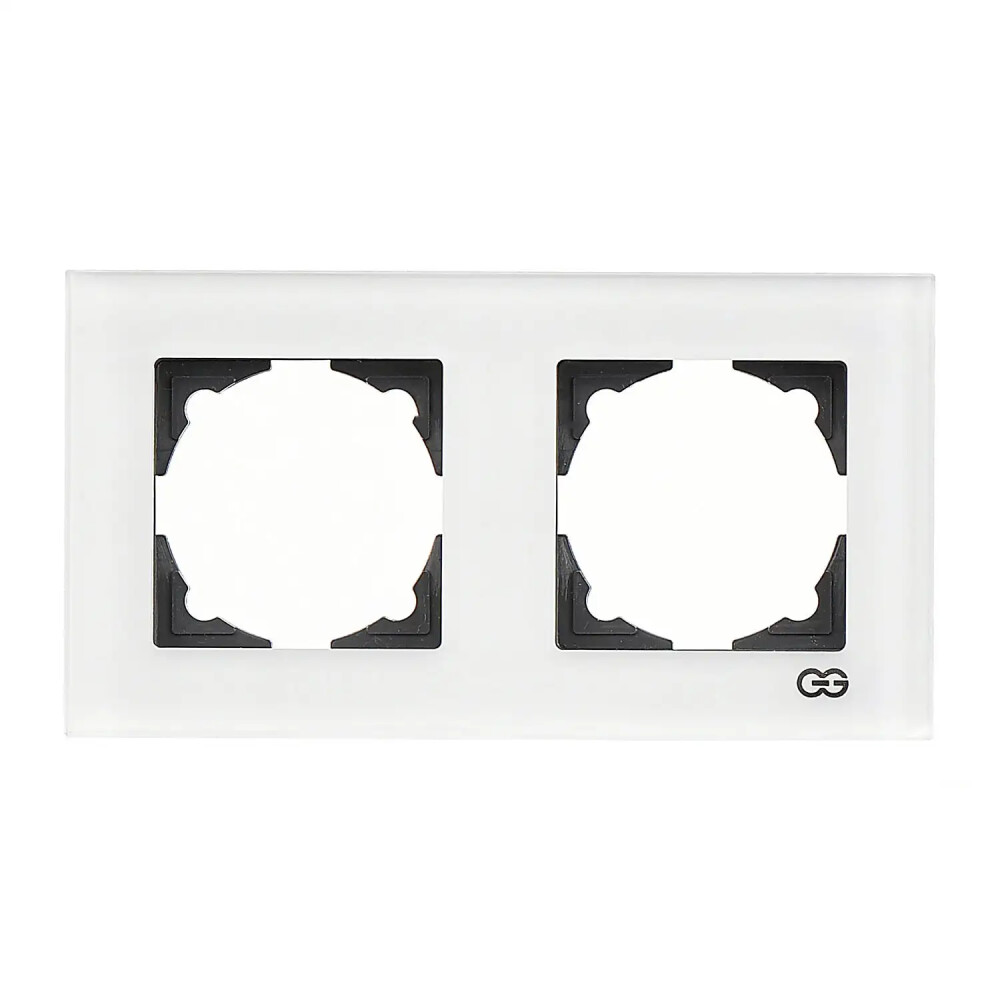 Eqona Noble Eqona Pleksi İkili Çerçeve, Beyaz - Günsan Elektrik