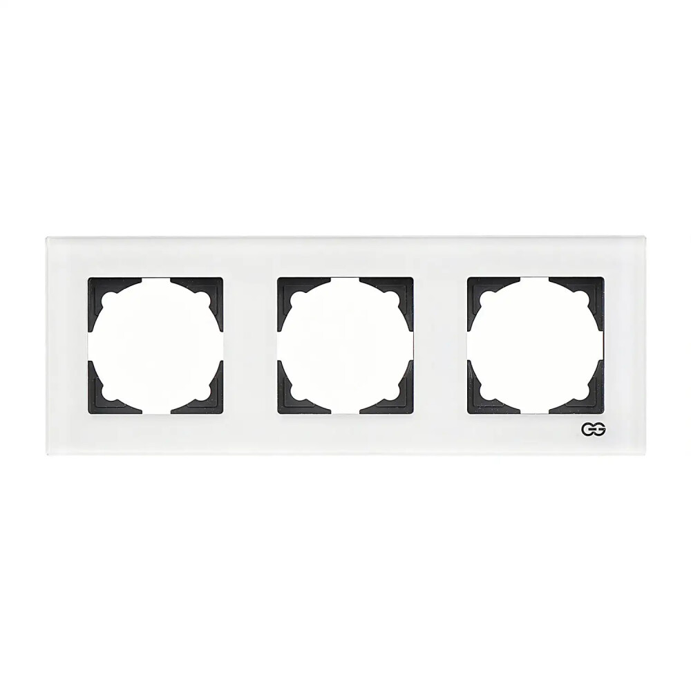 Eqona Noble Eqona Pleksi Üçlü Çerçeve, Beyaz - Günsan Elektrik