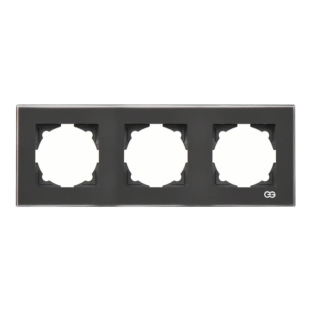 Eqona Noble Eqona Pleksi Üçlü Çerçeve, Siyah - Günsan Elektrik