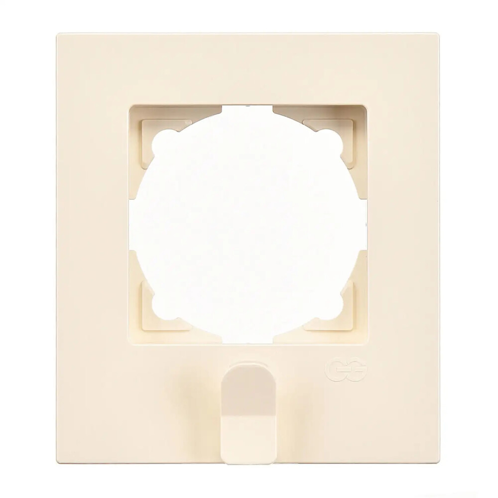 Eqona Pratik Anahtarlık Çerçeve, Krem - Günsan Elektrik