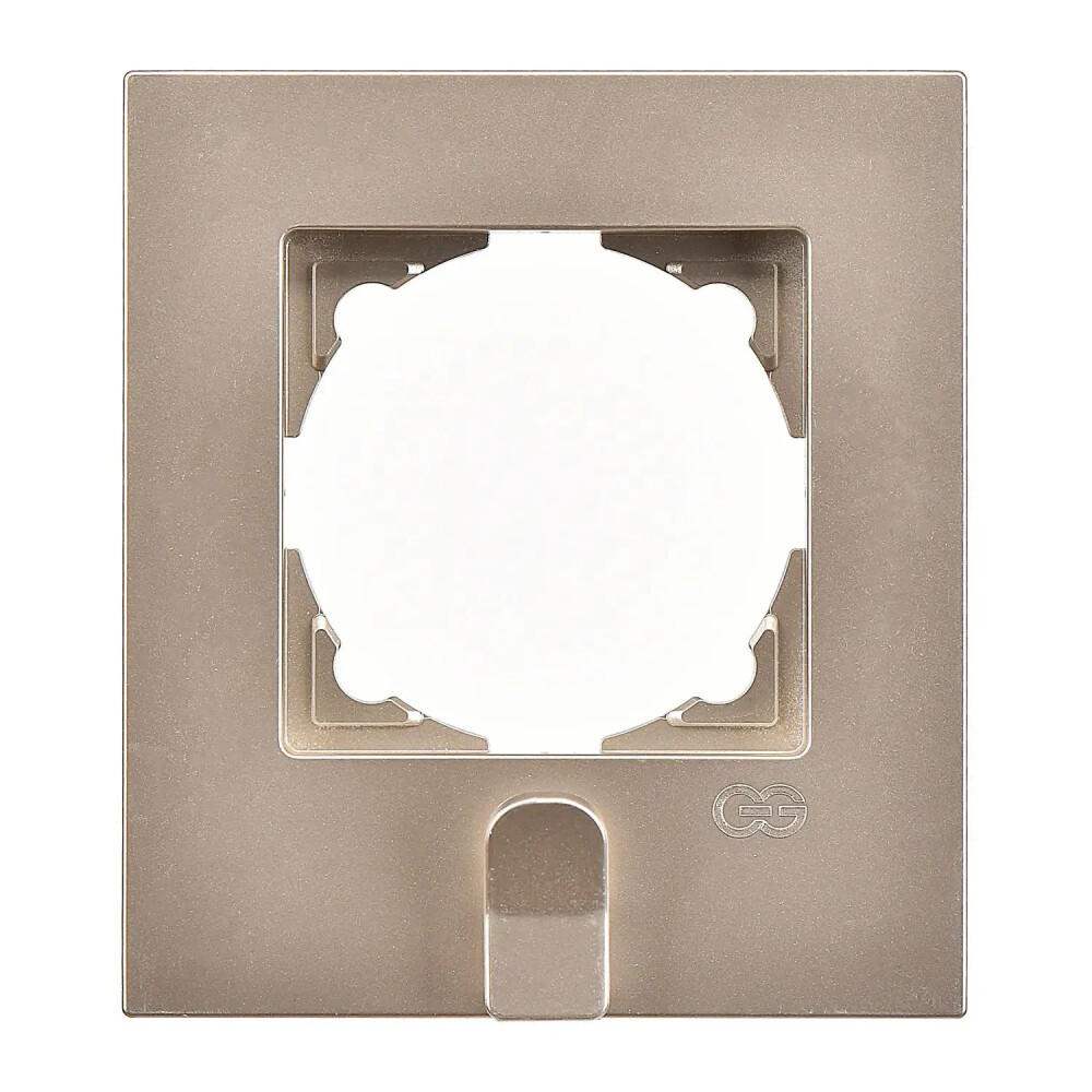 Eqona Pratik Anahtarlık Çerçeve, Metalik Bej - Günsan Elektrik