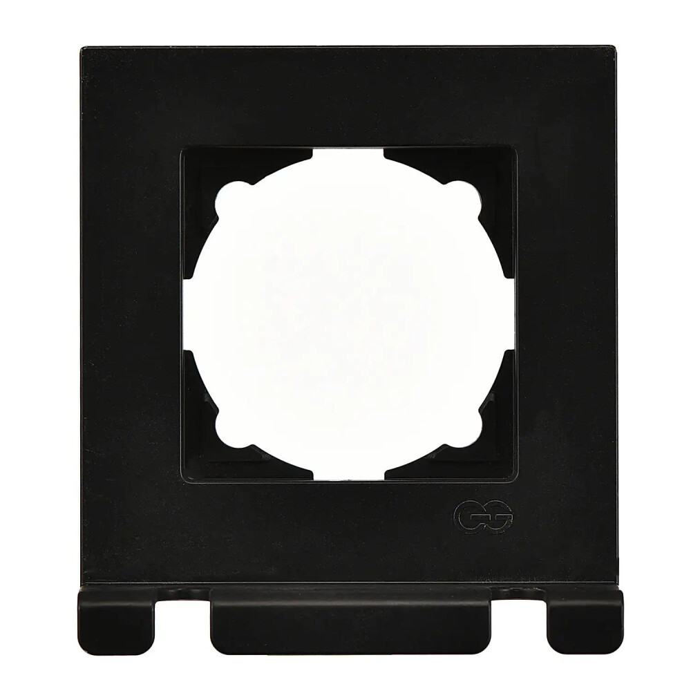 Eqona Pratik Fiş Tutucu Çerçeve, Metalik Siyah - Günsan Elektrik