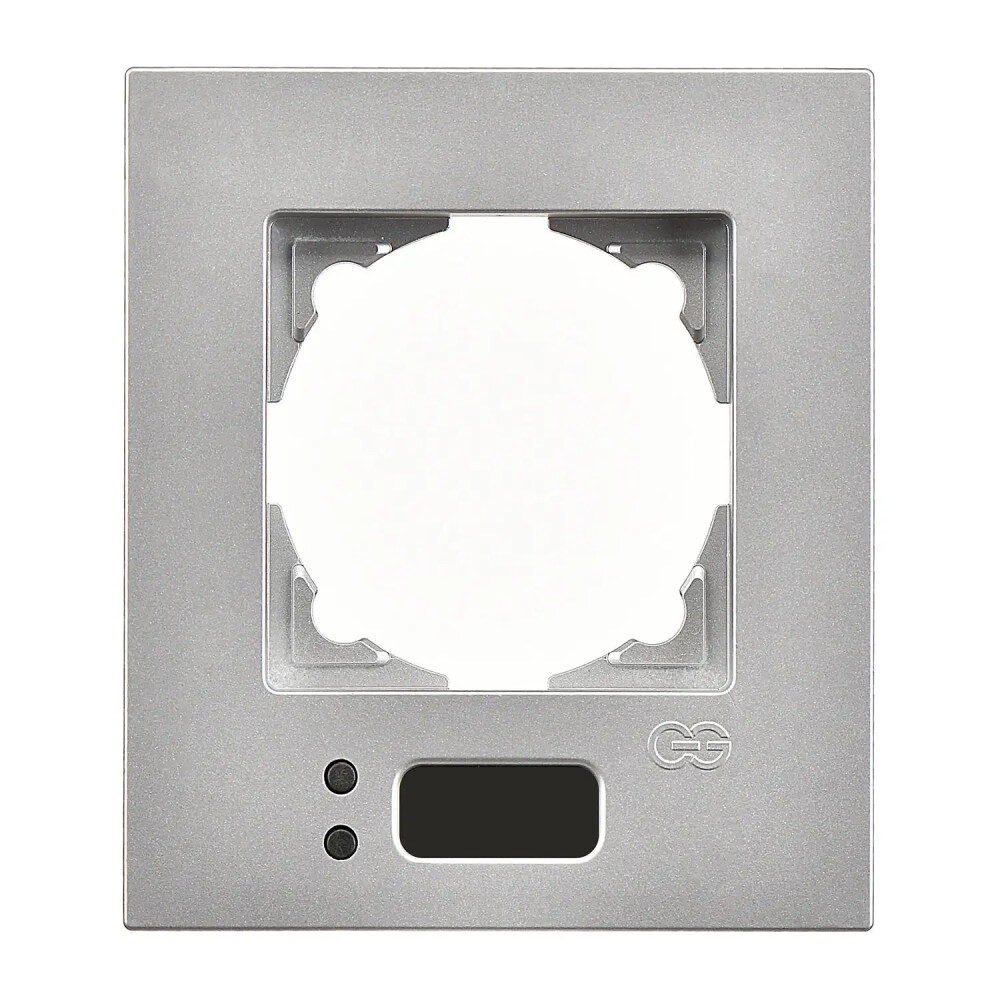 Eqona Pratik Saat Derece Çerçeve, Gümüş - Günsan Elektrik