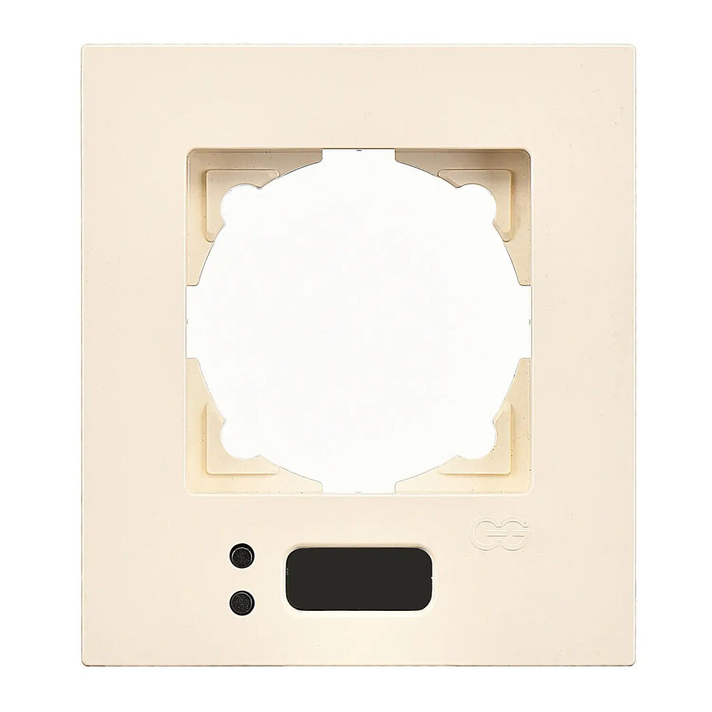 Eqona Pratik Saat Derece Çerçeve, Krem - Günsan Elektrik