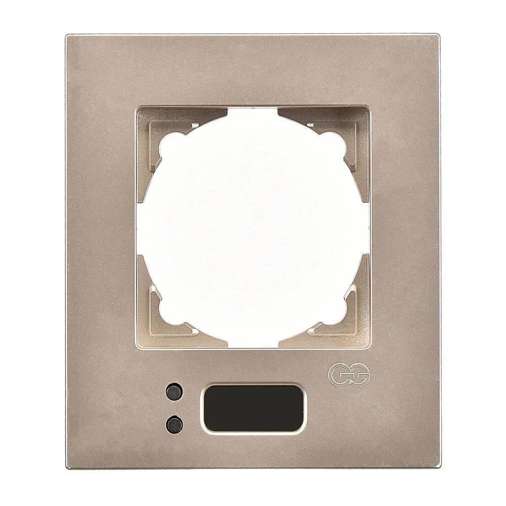 Eqona Pratik Saat Derece Çerçeve, Metalik Bej - Günsan Elektrik