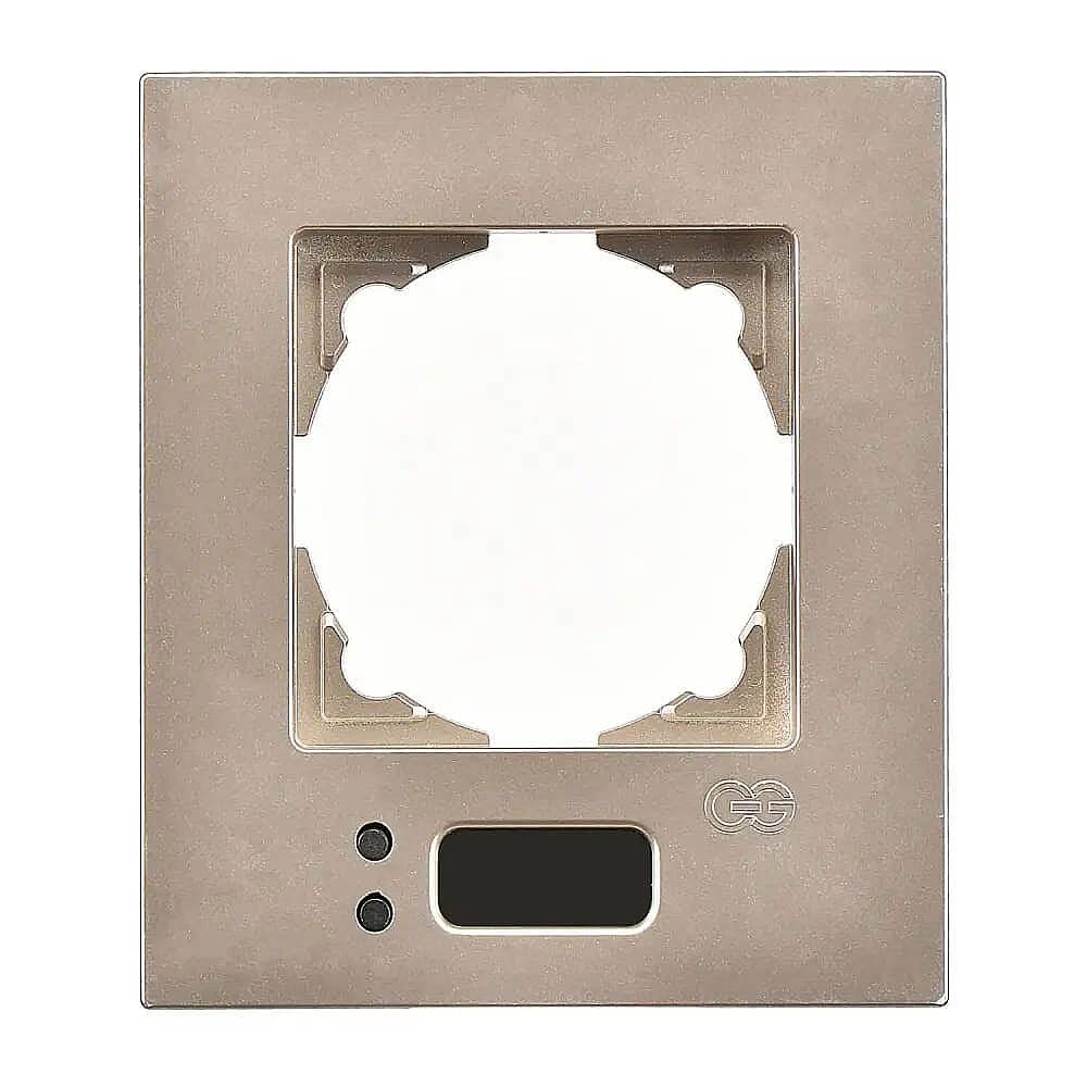 Eqona Pratik Saat Derece Çerçeve, Metalik Bej - 1