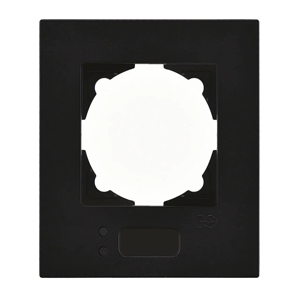 Eqona Pratik Saat Derece Çerçeve, Metalik Siyah - Günsan Elektrik