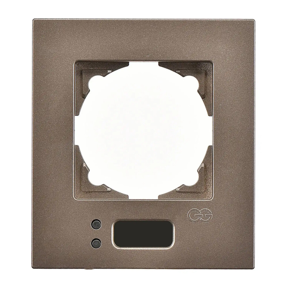 Eqona Pratik Saat Derece Çerçeve, Mocha - Günsan Elektrik