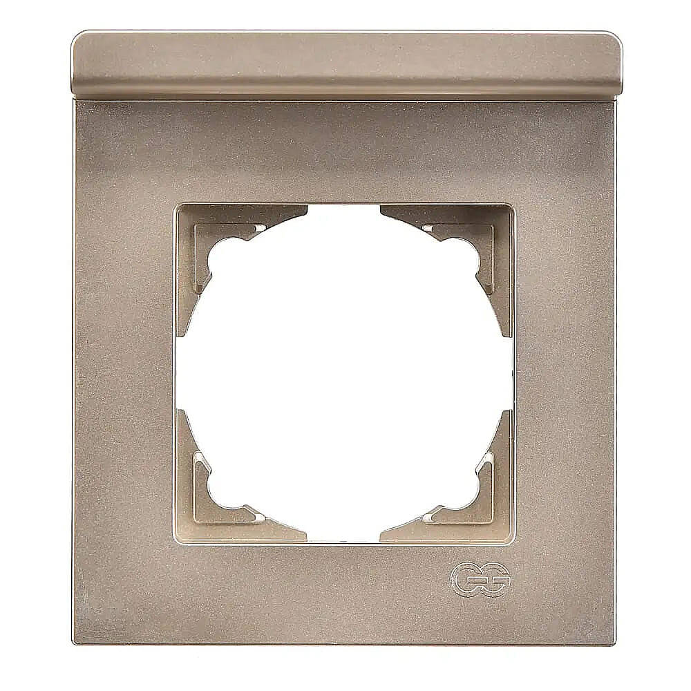 Eqona Pratik Telefon Tutucu Çerçeve, Metalik Bej - 1