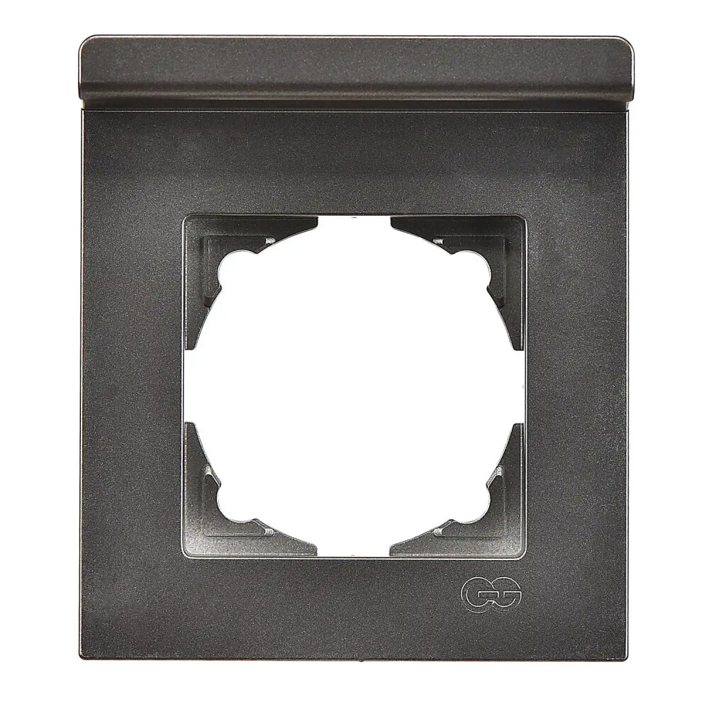 Eqona Pratik Telefon Tutucu Çerçeve, Metalik Siyah - Günsan Elektrik