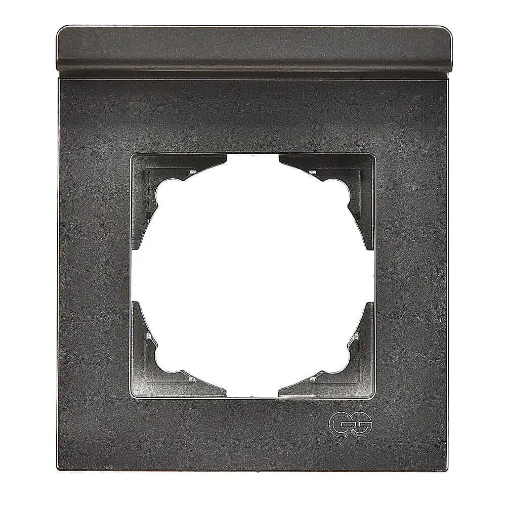 Eqona Pratik Telefon Tutucu Çerçeve, Metalik Siyah 