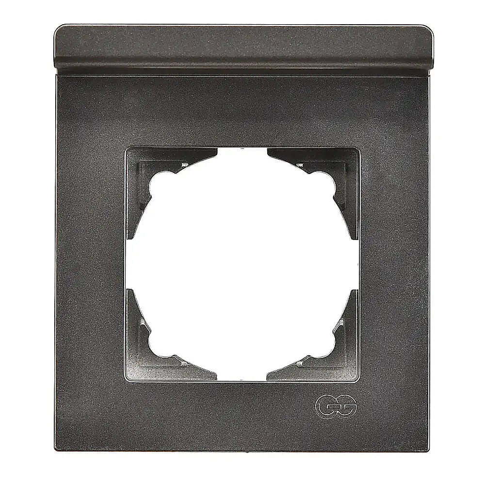 Eqona Pratik Telefon Tutucu Çerçeve, Metalik Siyah - 1