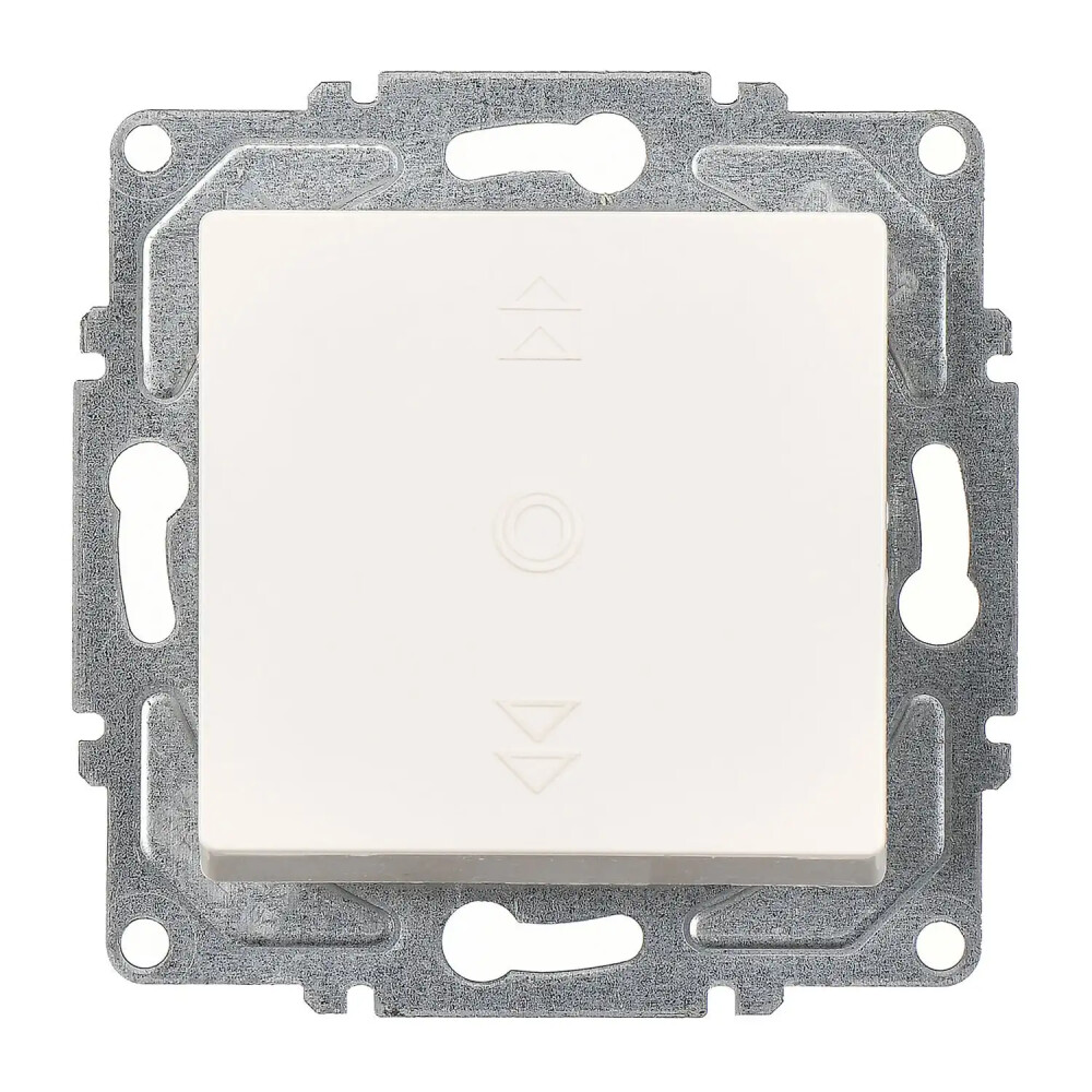 Switch, Ivory White, (w/o Screw) - Günsan Elektrik