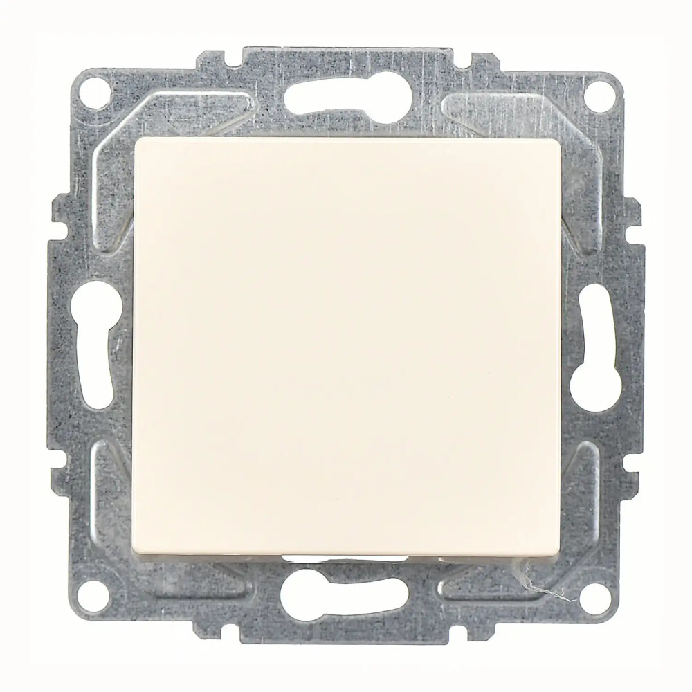 Switch, Cream, (w/o Screw) - Günsan Elektrik