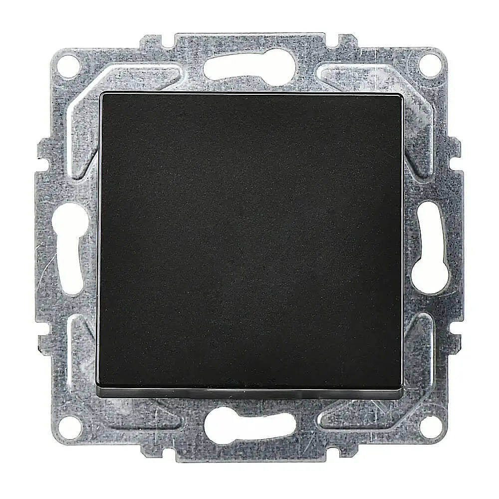 Eqona / Radius / Neoline Anahtar (klipsli), Metalik Siyah (Mekanizma + Tuş/Kapak) - 1