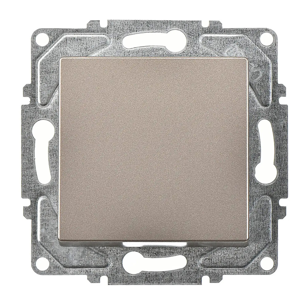 Switch, Mocha, (w/o Screw) - Günsan Elektrik