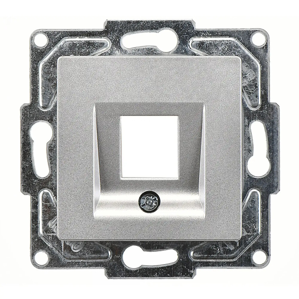 Eqona / Radius / Neoline Data Prizi (Jaksız), Gümüş (Mekanizma + Tuş/Kapak) - Günsan Elektrik