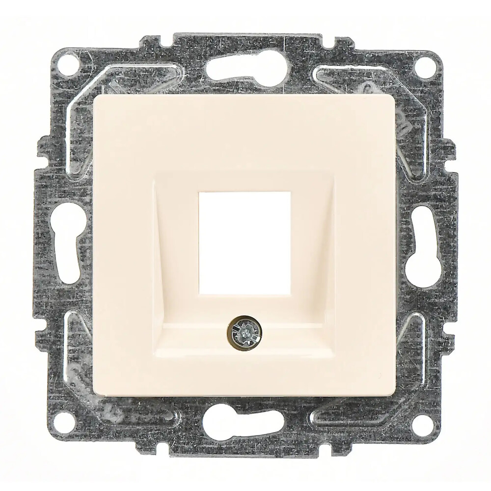 Eqona / Radius / Neoline Data Prizi (Jaksız), Krem (Mekanizma + Tuş/Kapak) - Günsan Elektrik