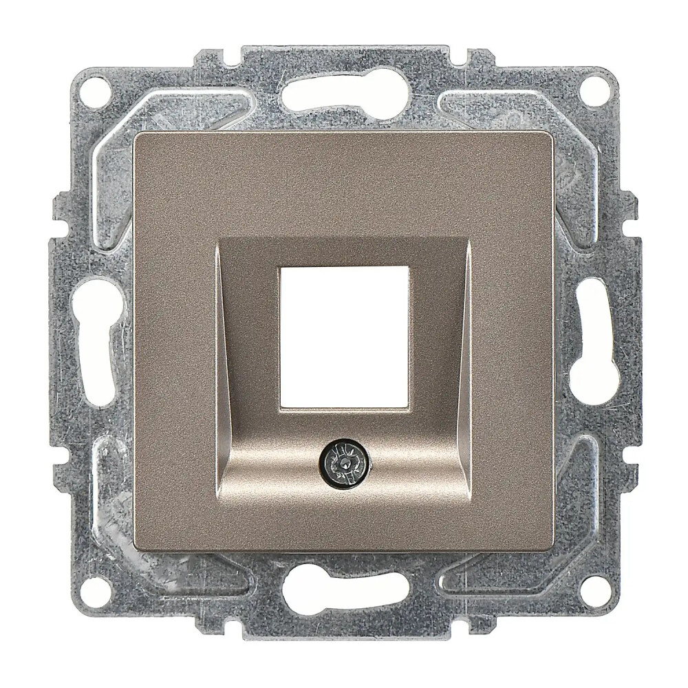 Eqona / Radius / Neoline Data Prizi (Jaksız), Mocha (Mekanizma + Tuş/Kapak) - Günsan Elektrik