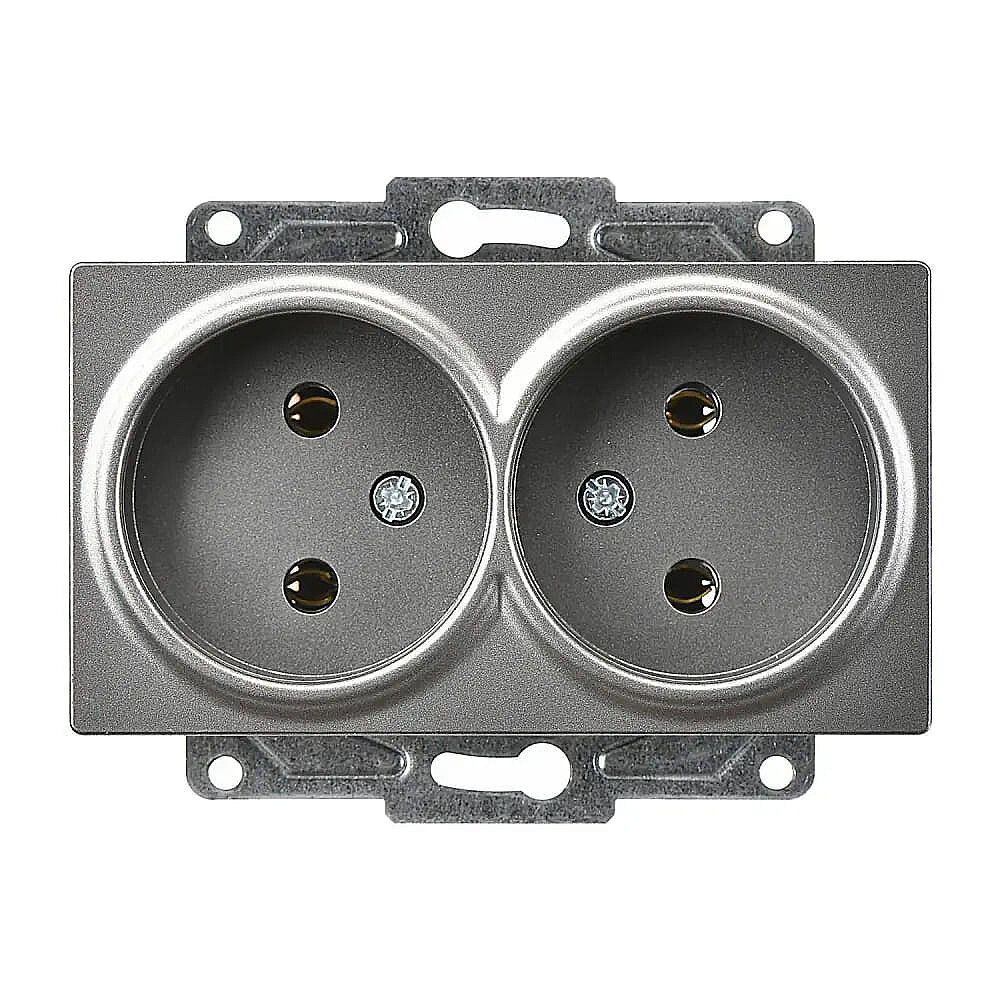 Double Socket, Smoked Gray - Günsan