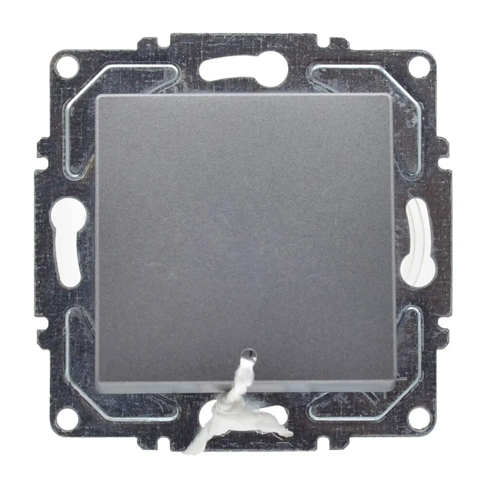 Eqona / Radius / Neoline İpli Acil Uyarı Anahtarı, Füme (Mekanizma + Tuş/Kapak) - Günsan Elektrik