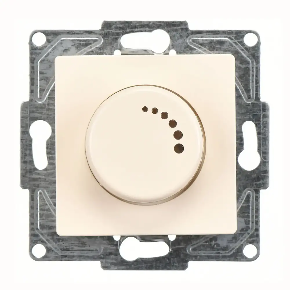 Illuminated Dimmer, 1000VA, Cream - Günsan