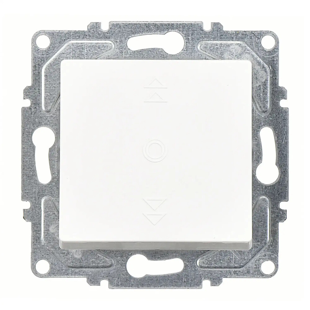 Roller Blind Switch, 1 Gang, White - Günsan Elektrik