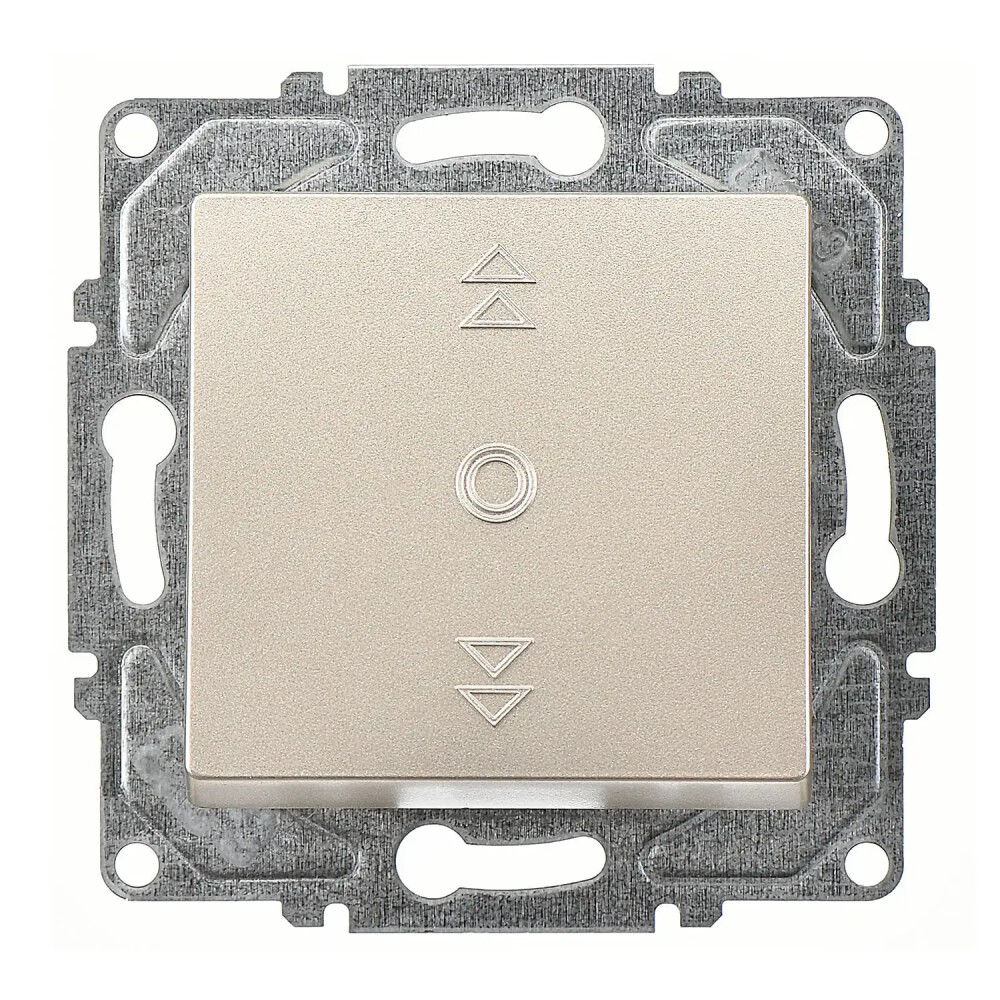 Roller Blind Switch, 1 Gang, M.Beige - Günsan Elektrik