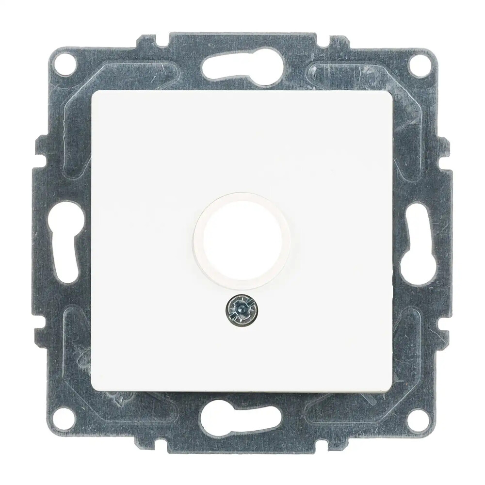 Eqona / Radius / Neoline Kablo Çıkışı, Beyaz (Mekanizma + Tuş/Kapak) - Günsan Elektrik