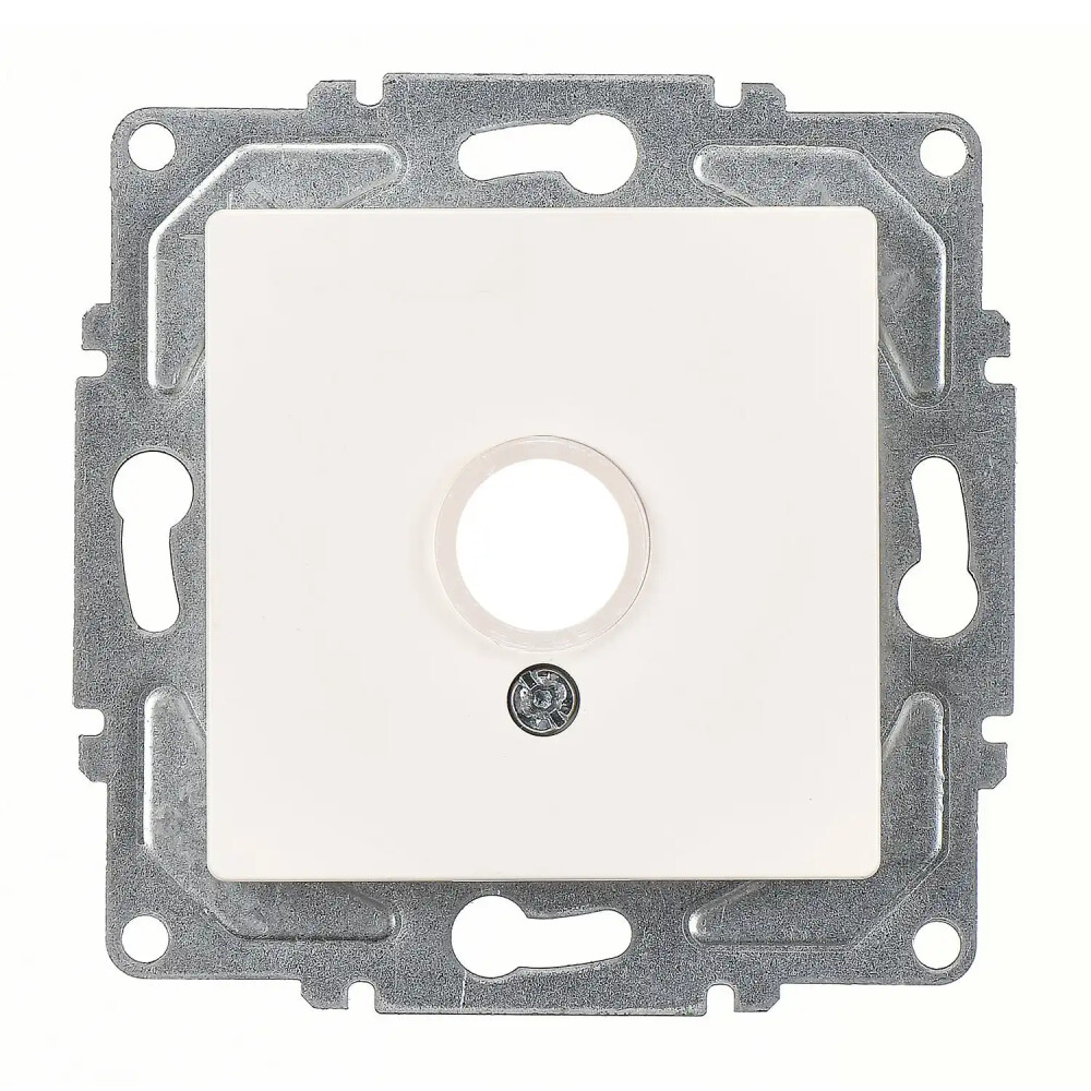 Eqona / Radius / Neoline Kablo Çıkışı, Fildişi Beyazı (Mekanizma + Tuş/Kapak) - Günsan Elektrik