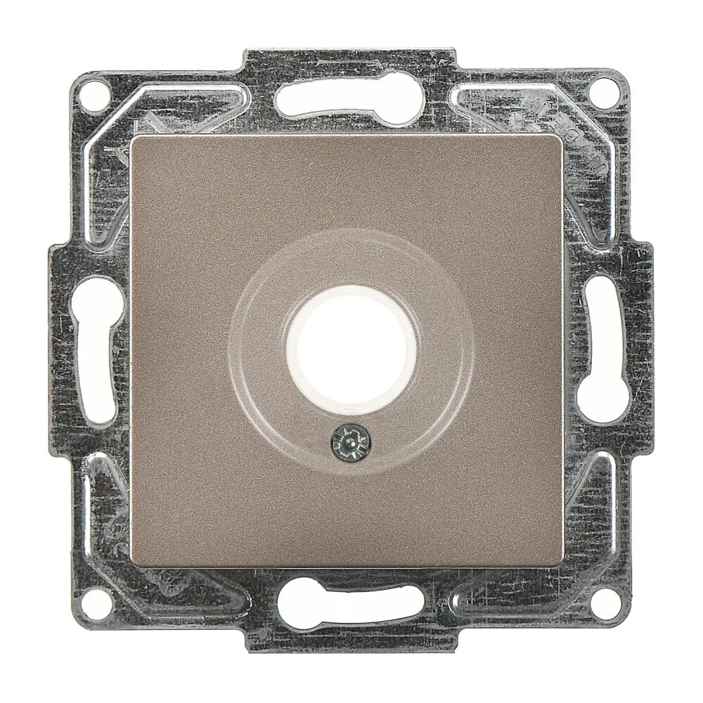 Eqona / Radius / Neoline Kablo Çıkışı, Mocha (Mekanizma + Tuş/Kapak) - Günsan Elektrik