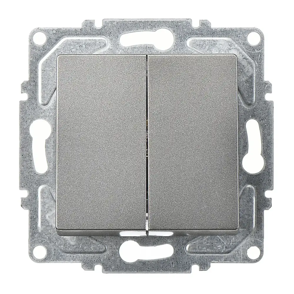 Eqona / Radius / Neoline Komütatör, Füme (Mekanizma + Tuş/Kapak) - 1