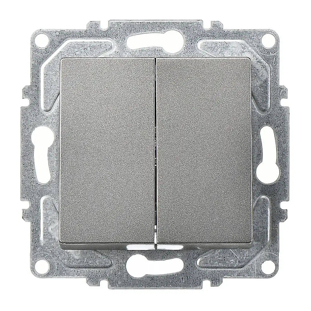 Eqona / Radius / Neoline Komütatör (klipsli), Füme (Mekanizma + Tuş/Kapak) - 1