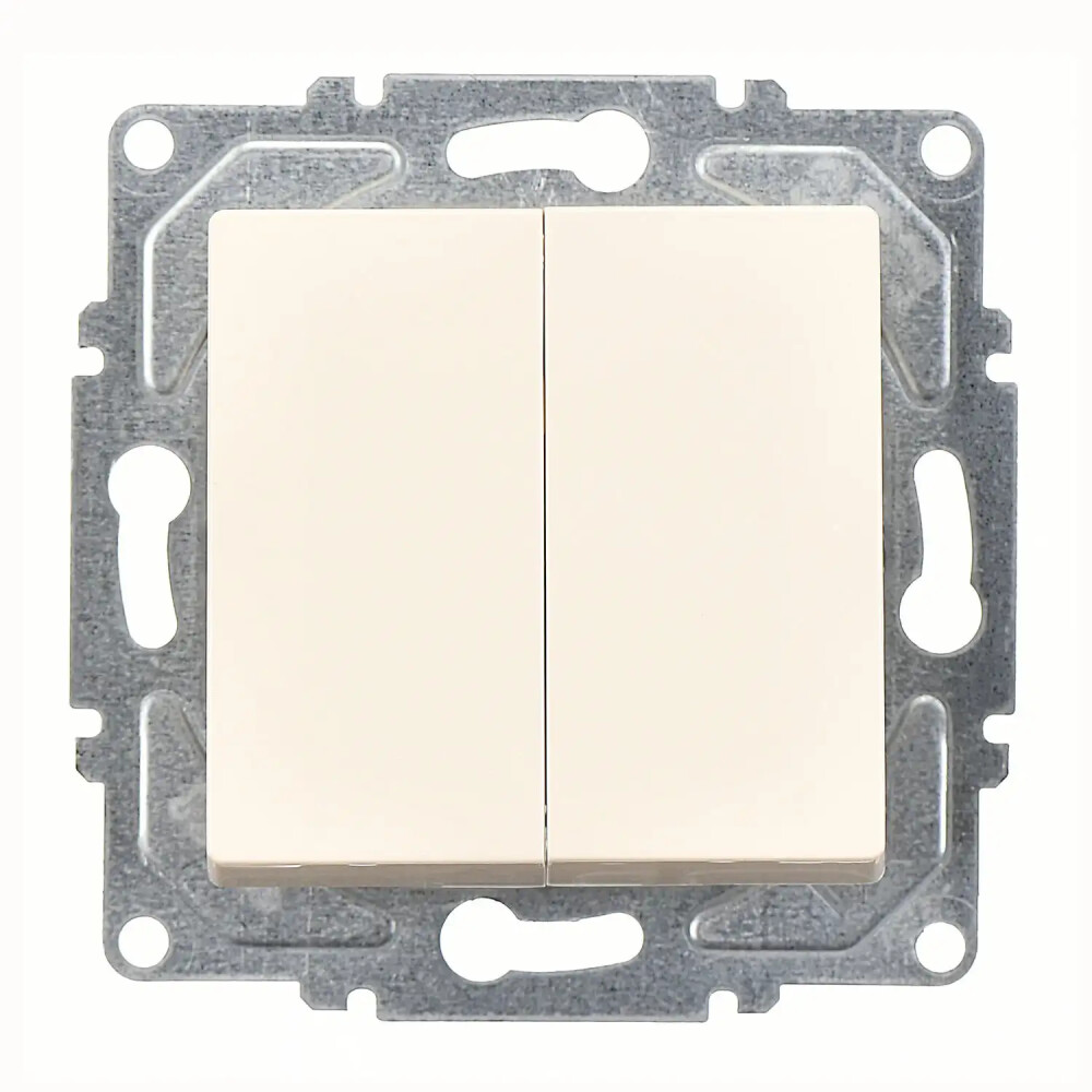 Eqona / Radius / Neoline Komütatör, Krem (Mekanizma + Tuş/Kapak) - Günsan