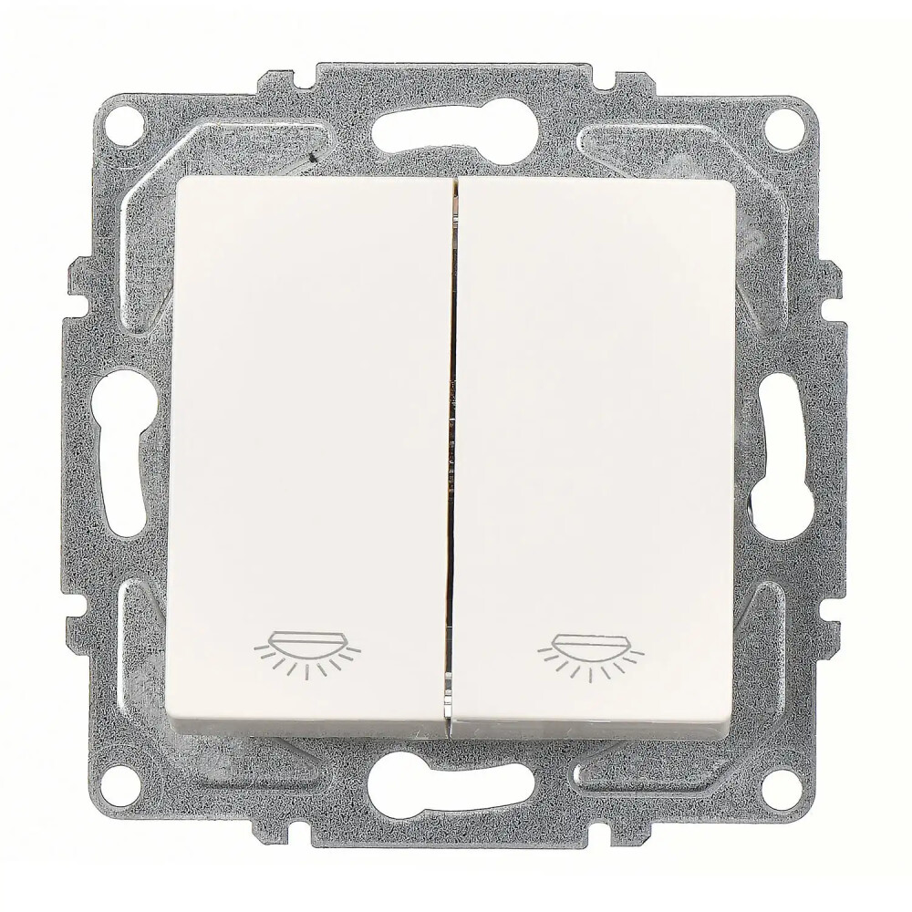 Eqona / Radius / Neoline Komütatör Liht, Fildişi Beyazı (Mekanizma + Tuş/Kapak) - Günsan