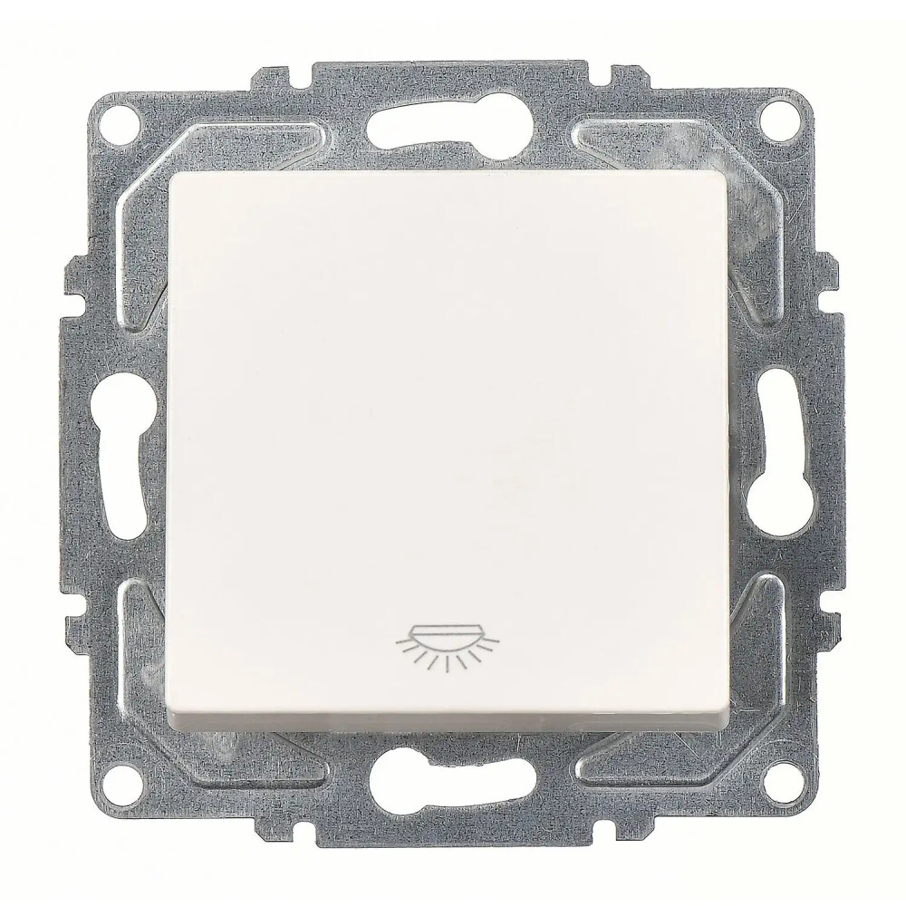 Push Button, Ivory White - Günsan Elektrik