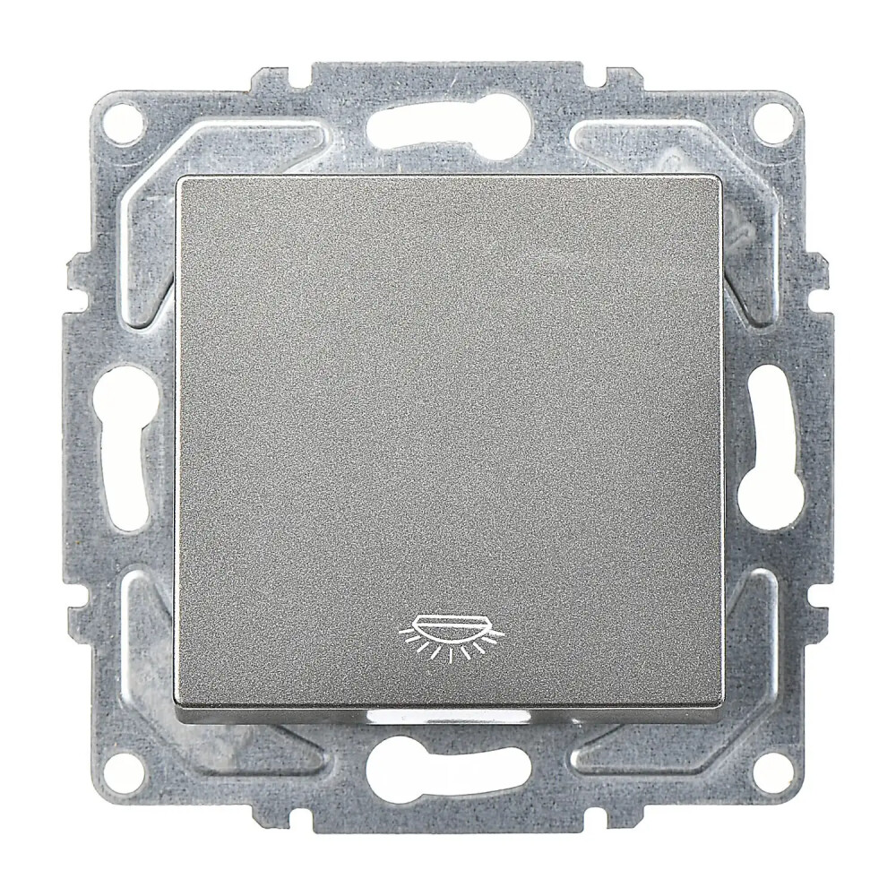 Push Button, Smoked Gray, (w/o Screw) - Günsan