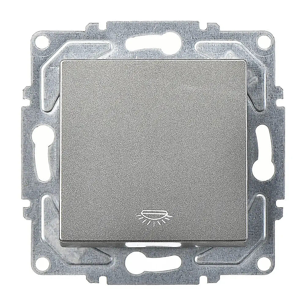 Push Button, Smoked Gray, (w/o Screw) - Günsan