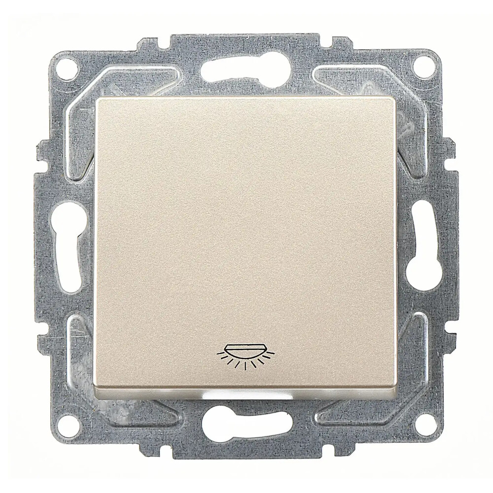 Push Button, M.Beige, (w/o Screw) - Günsan Elektrik