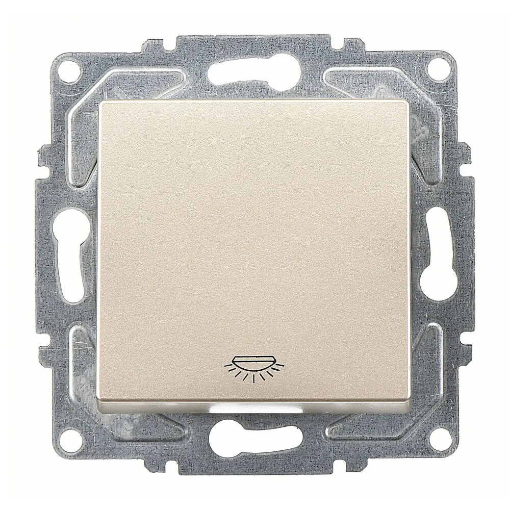 Eqona / Radius / Neoline Liht, Metalik Bej (Mekanizma + Tuş/Kapak) - Günsan