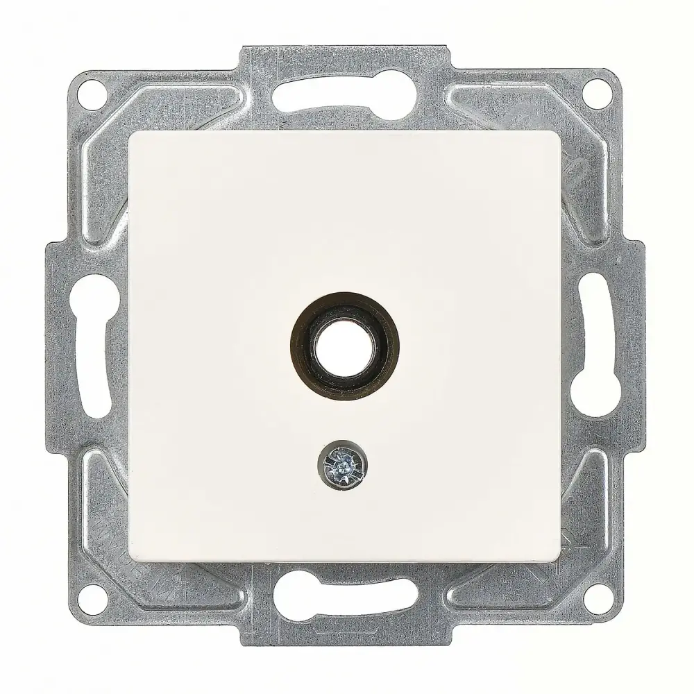 Eqona / Radius / Neoline Mikrofon Prizi, Fildişi Beyazı (Mekanizma + Tuş/Kapak) 