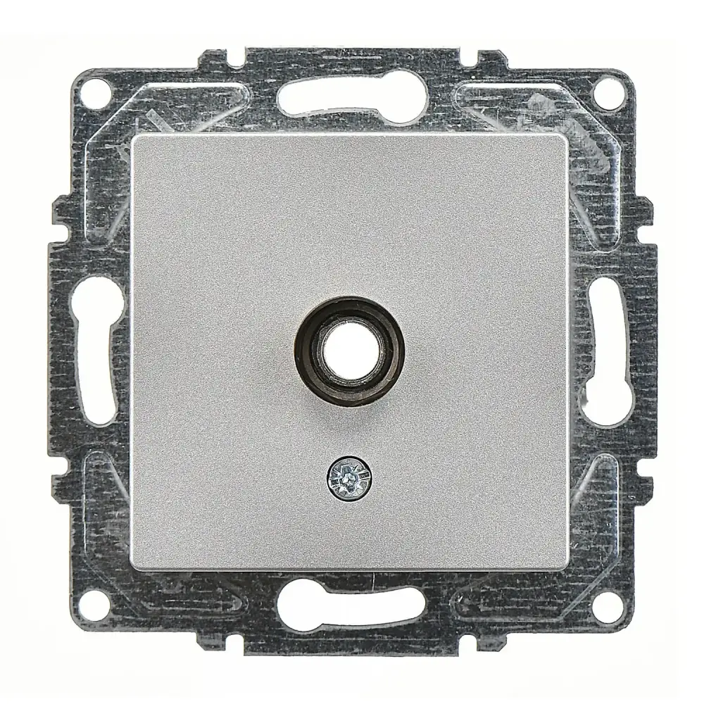Eqona / Radius / Neoline Mikrofon Prizi, Gümüş (Mekanizma + Tuş/Kapak) - 1