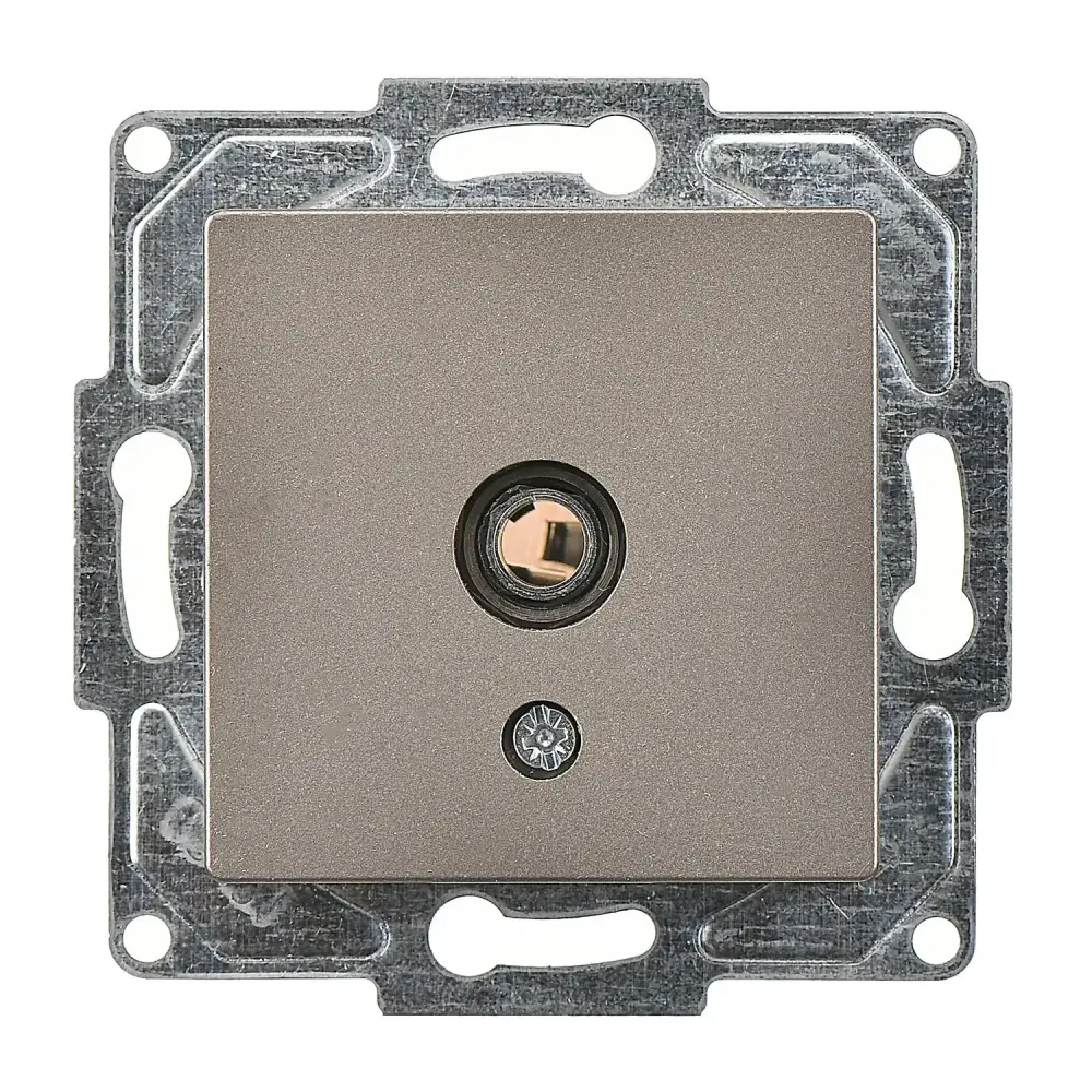 Eqona / Radius / Neoline Mikrofon Prizi, Mocha (Mekanizma + Tuş/Kapak) - 1