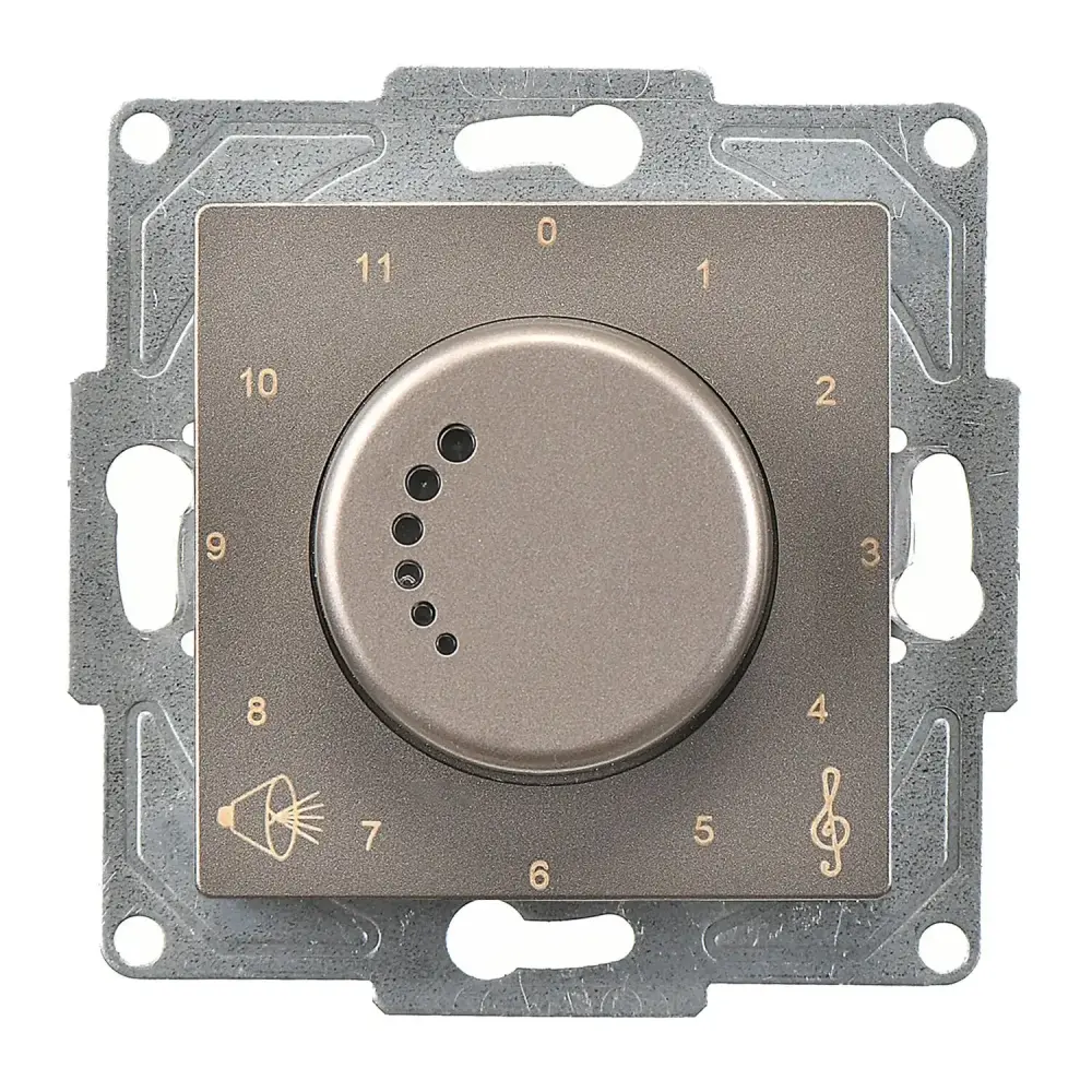 Eqona / Radius / Neoline Müzik Yayın Anahtarı, Mocha (Mekanizma + Tuş/Kapak) - 1