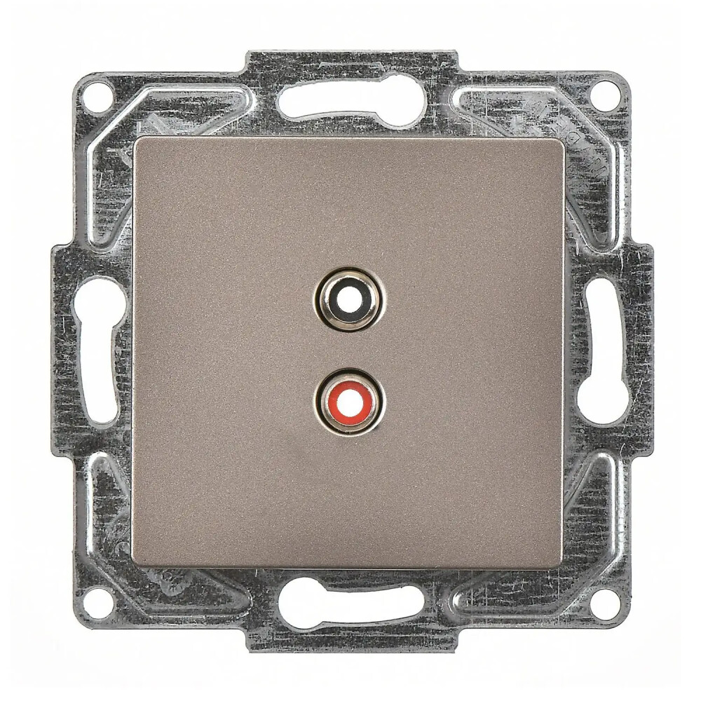 Eqona / Radius / Neoline Müzik Yayın Prizi, Mocha (Mekanizma + Tuş/Kapak) - Günsan