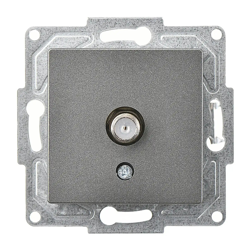 SAT socket, Single, Smoked Gray - Günsan