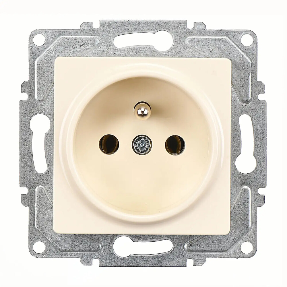 Eqona / Radius / Neoline UPS Priz, Krem (Mekanizma + Tuş/Kapak) - Günsan